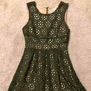 Green lace Estey dress